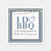 Serviette En Papier I Do BBQ Engagement Party Couples Douche (Devant)