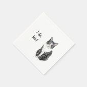 Serviette En Papier I Do Too (Chat) Cocktail serviettes (Coin)