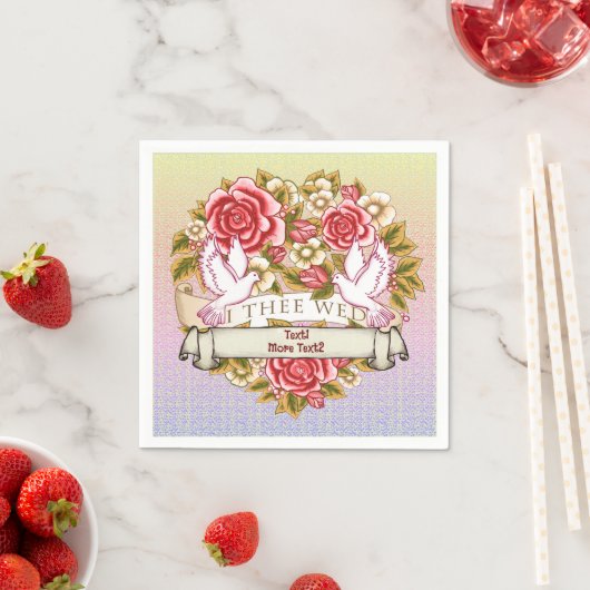 Serviette En Papier I Le Mariage De L'Eau (En situation)