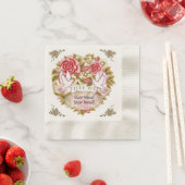 Serviette En Papier I Les serviettes de mariage de mer (En situation)