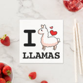 Serviette En Papier I Llama Llamas (En situation)