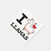 Serviette En Papier I Llama Llamas (Coin)