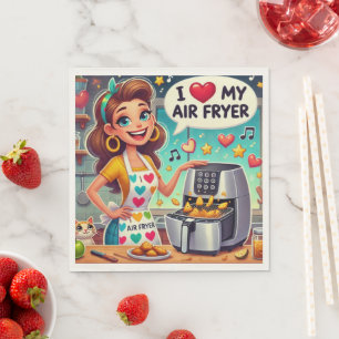 Serviette En Papier I Lote My Air Fryer - Conception de Cuisines migno