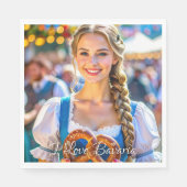 SERVIETTE EN PAPIER I LOVE BAVARIA (Devant)
