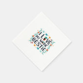 Serviette En Papier I Love My Work Bestie Classic (Coin)