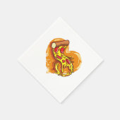 Serviette En Papier I Love Pizza (Coin)