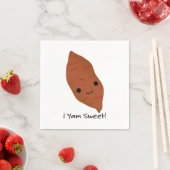 Serviette En Papier I Yam Sweet Cute kawaii Sweet Potato (En situation)