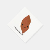 Serviette En Papier I Yam Sweet Cute kawaii Sweet Potato (Coin)