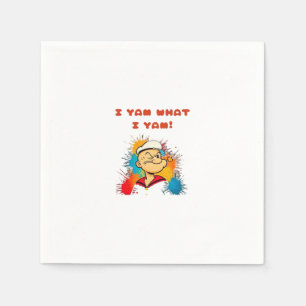 Serviette En Papier I Yam What I Yam Classic Sloth Trendy