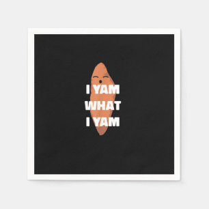Serviette En Papier I Yam What I Yam - Danser de la pomme de terre dou