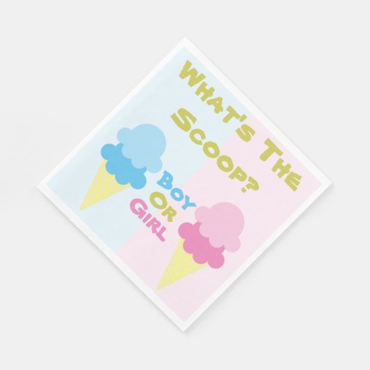 Serviette En Papier Ice Cream (Coin)