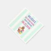 Serviette En Papier Ice Cream Social Baby shower Event (Coin)