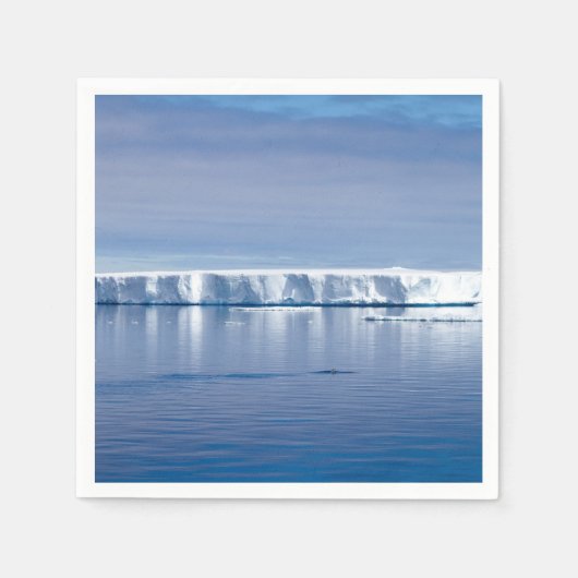 Serviette En Papier iceberg flottant (Devant)