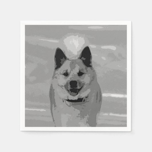 Serviette En Papier IcelandicSheepdog20151203 (Devant)