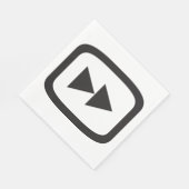 Serviette En Papier Icône Avancer Rapide (Coin)