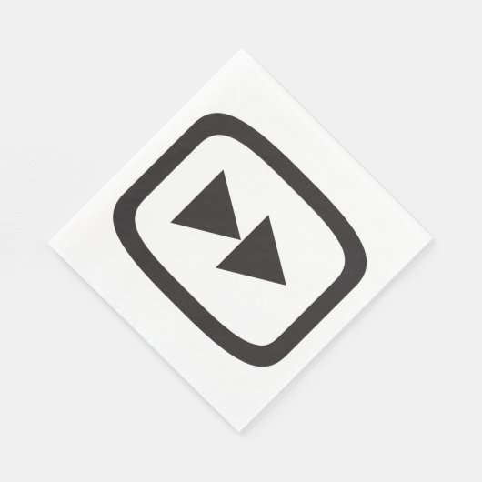 Serviette En Papier Icône Avancer Rapide (Coin)