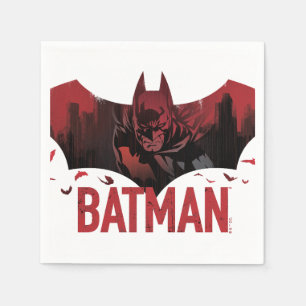 Serviette En Papier Icône Batman Crimson Gotham