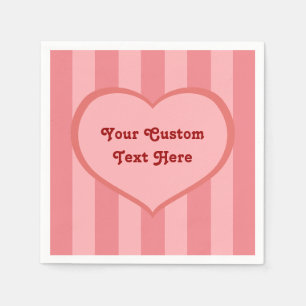 Serviette En Papier Icône Coeur plat
