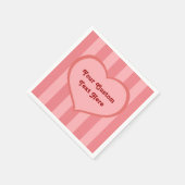 Serviette En Papier Icône Coeur plat (Coin)