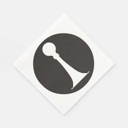 Serviette En Papier Icône Corne (Coin)