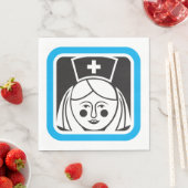 Serviette En Papier Icône infirmière (En situation)