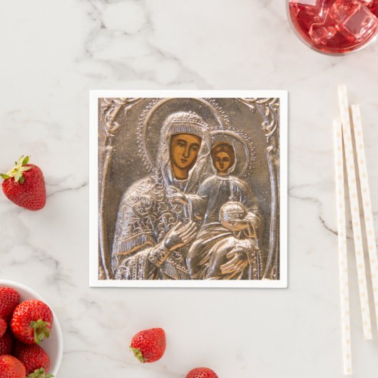 Serviette En Papier Icône orthodoxe (En situation)