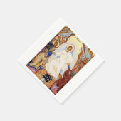 Serviette En Papier Icône orthodoxe de l'Anastasis Résurrection (Coin)