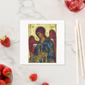 Serviette En Papier Icône orthodoxe Saint-Ange Gabriel (En situation)