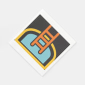 Serviette En Papier Icône Piscine (Coin)