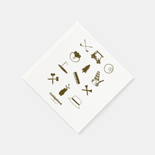 Serviette En Papier Icônes Caddyshack (Coin)