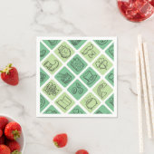 Serviette En Papier Icônes tirées à la main de St. Patrick ID635 (En situation)