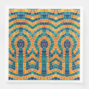 Serviette En Papier ICONS D'OR MOSAIC Dîner standard Papier serviettes