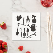 Serviette En Papier Icons Silhouettes (En situation)