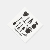 Serviette En Papier Icons Silhouettes (Coin)