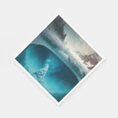 Serviette En Papier Icy Mountain View (Coin)