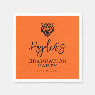 Serviette En Papier Idaho State University Bengals Spirit Design