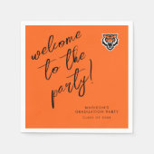 Serviette En Papier Idaho State University Bengals Spirit Design (Devant)