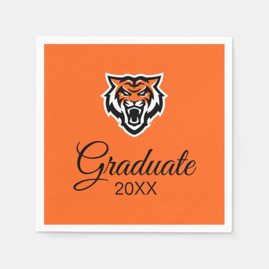 Serviette En Papier Idaho State University Bengals Spirit Design (Devant)