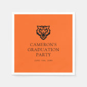 Serviette En Papier Idaho State University Bengals Spirit Design (Devant)