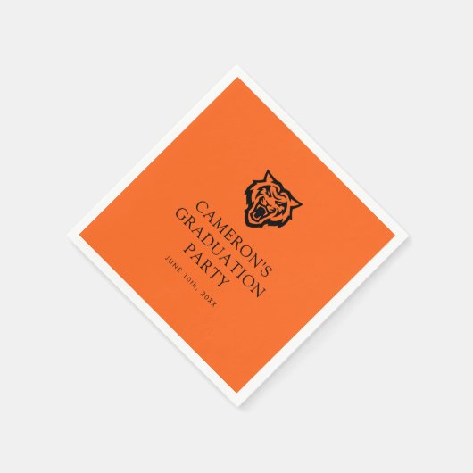 Serviette En Papier Idaho State University Bengals Spirit Design (Coin)