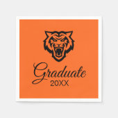 Serviette En Papier Idaho State University Bengals Spirit Design (Devant)