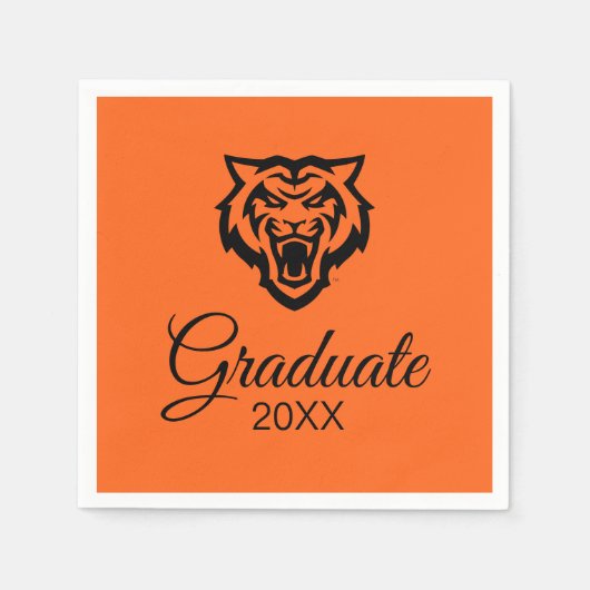 Serviette En Papier Idaho State University Bengals Spirit Design (Devant)
