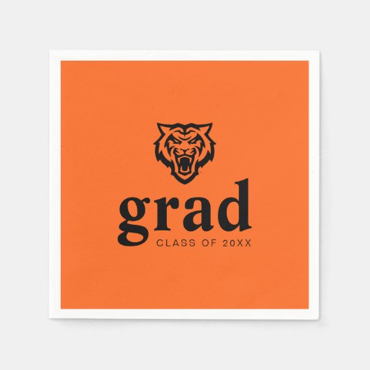 Serviette En Papier Idaho State University Bengals Spirit Design (Devant)