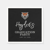 Serviette En Papier Idaho State University Bengals Spirit Design (Devant)