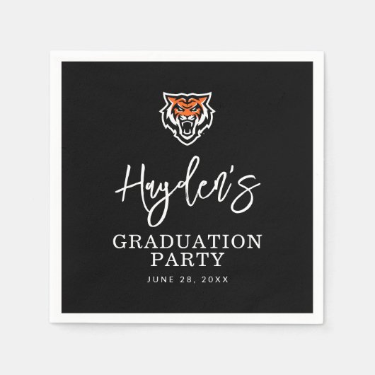 Serviette En Papier Idaho State University Bengals Spirit Design (Devant)