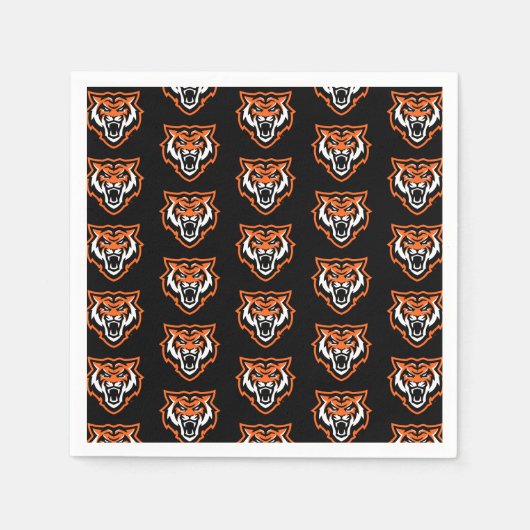 Serviette En Papier Idaho State University Bengals Spirit Design (Devant)