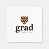 Serviette En Papier Idaho State University Bengals Spirit Design (Devant)