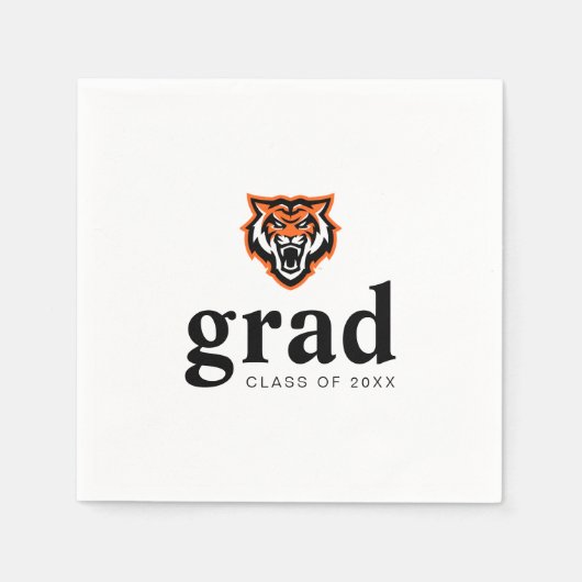 Serviette En Papier Idaho State University Bengals Spirit Design (Devant)