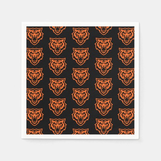 Serviette En Papier Idaho State University Bengals Spirit Design (Devant)