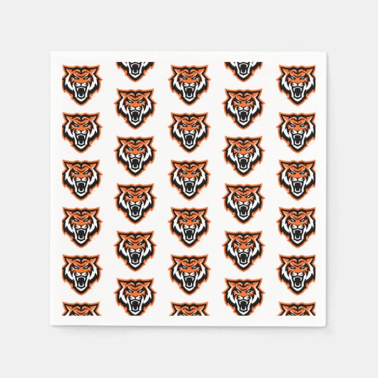 Serviette En Papier Idaho State University Bengals Spirit Design (Devant)